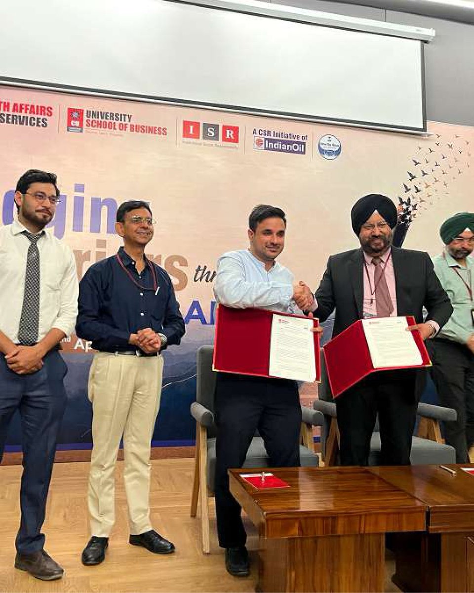 savethequest's tweet photo. A step toward stronger inclusion 🤝

Save The Quest signed an MoU with Chandigarh University (CU ISR), bringing together leaders, volunteers &amp; changemakers to drive accessibility and inclusive education.
#SaveTheQuest #ChandigarhUniversity #ScribeBank https://t.co/BH45GWa0qs