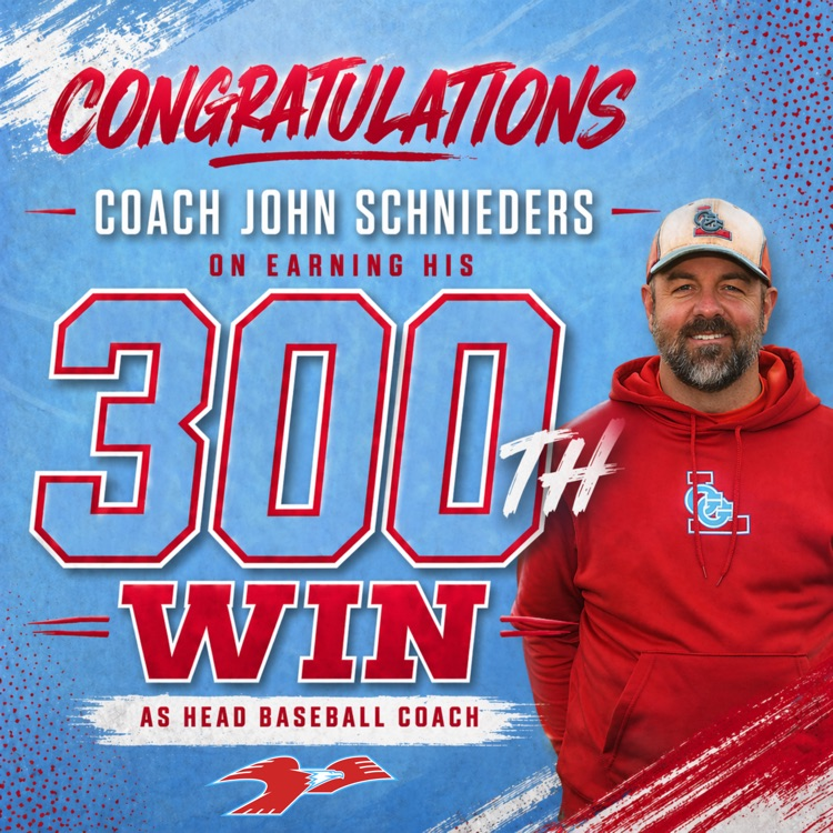 lcchstbirds's tweet photo. Head Baseball Coach John Schnieders won his 300th game last night! The T-Birds run ruled Columbus Grove 14 to 4 led by a Caden Falke Grand Slam! Congrats Coach Schnieders! https://t.co/UpX0WhnfcH