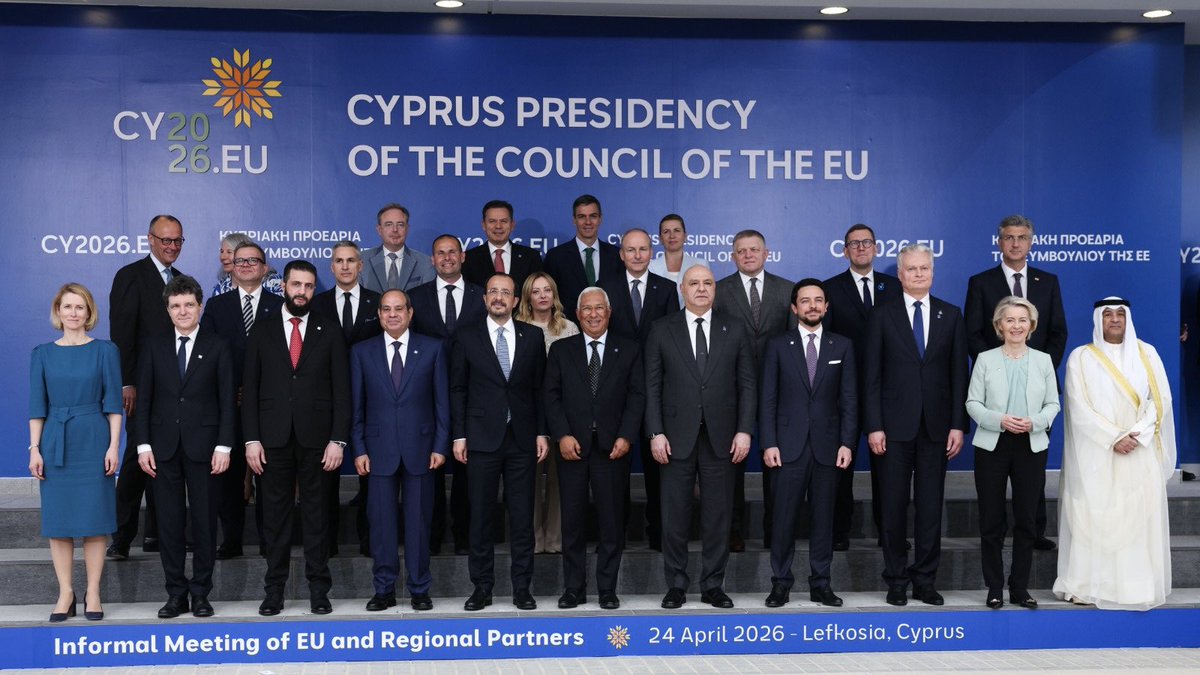 eucopresident's tweet image. United in solidarity and dialogue, we stand with our regional partners in the Middle East.

The European Union is not part of the conflict, but we will be part of the solution.