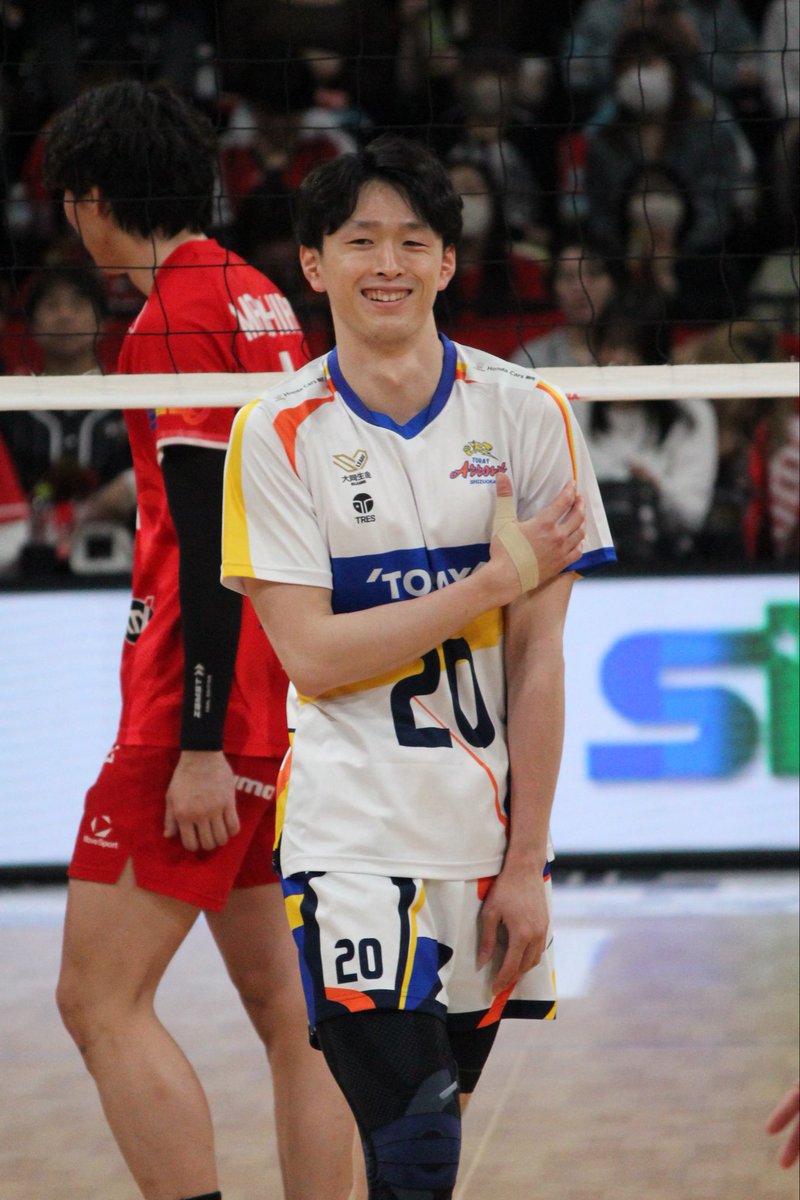arrows__20's tweet photo. 2026.04.19 🆚ウルフドッグス名古屋
エントリオ

3セット目スタメン嬉しかった😭😭😭
最終戦で大活躍してる姿目に焼き付けた！！✨

#東レアローズ静岡
#小野寺瑛輝 選手 https://t.co/SwTjvPZBFP