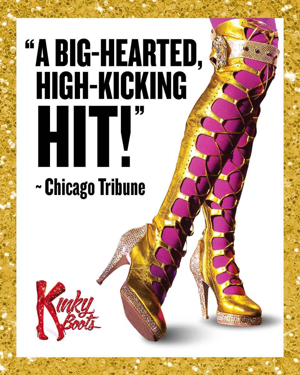 Mirvish's tweet photo. Kinky brings the house down Boots 💅🏽 The countdown is on. Strutting into Toronto in just 18 days! https://t.co/jLneV3NVxT