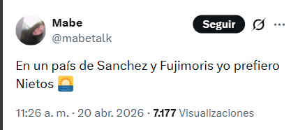 Chalco Sánchez tweet media
