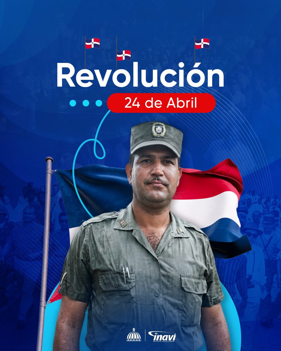 #HistoriaDominicana #24DeAbril • Hoy recordamos la Revolución de Abril de 1965, un hecho histórico en defensa de la #Democracia y el orden constitucional en la República Dominicana. Honramos la memoria de quienes lucharon por la libertad, la soberanía y los derechos del pueblo!
