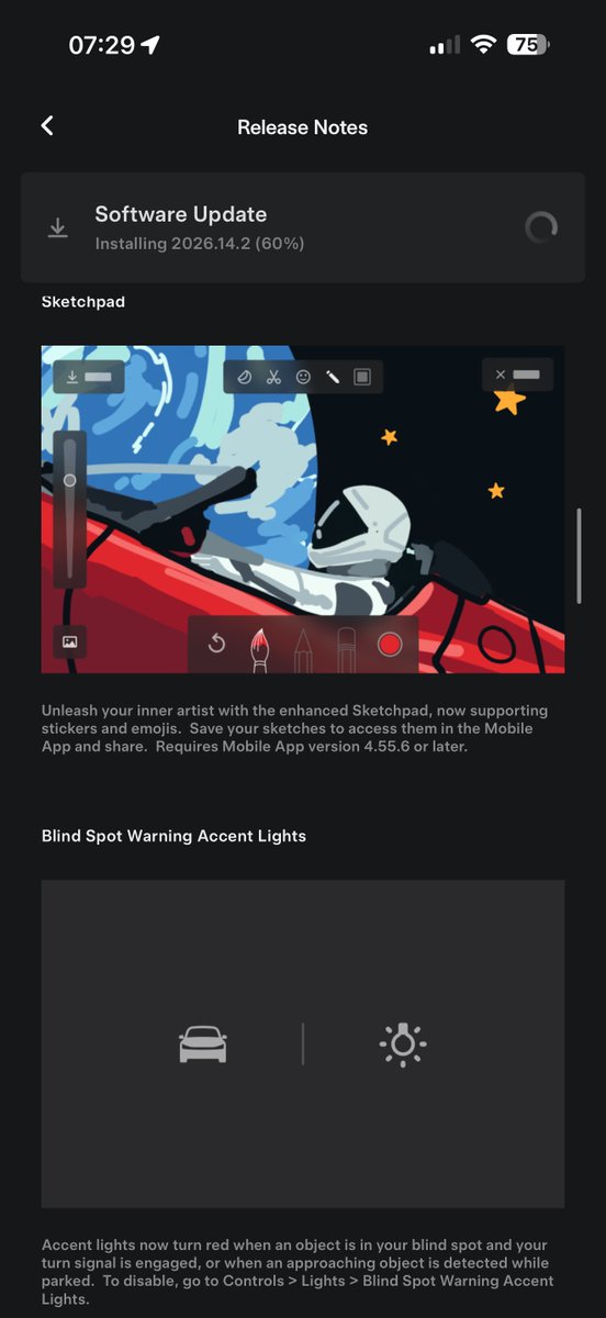 Rodnieoro's tweet photo. Tesla is about to get a major IQ boost. 🚗💨

The 2026.14.2 update is rolling out with some massive quality-of-life improvements. Here’s the breakdown of what’s hitting your screen:
🤖 "Hey Grok" – Voice commands just got a lot smarter (and wittier).

🎨 Visual Overhaul – High-fidelity vehicle renders and a slicker "Park" scene.

📉 Energy App Pro – "Trips" is now integrated for better range tracking across multiple drives.

🗺️ Rear Display Maps – Let the backseat drivers follow the route on their own screen.

📷 Dashcam Pro – Clips now include speed, steering angle, and Self-Driving state.

🎵 Swipe to Queue – Apple Music and Spotify finally get easy queuing.

Which feature are you testing first? ⚡️ #Tesla #SoftwareUpdate #Grok #TeslaUpdate