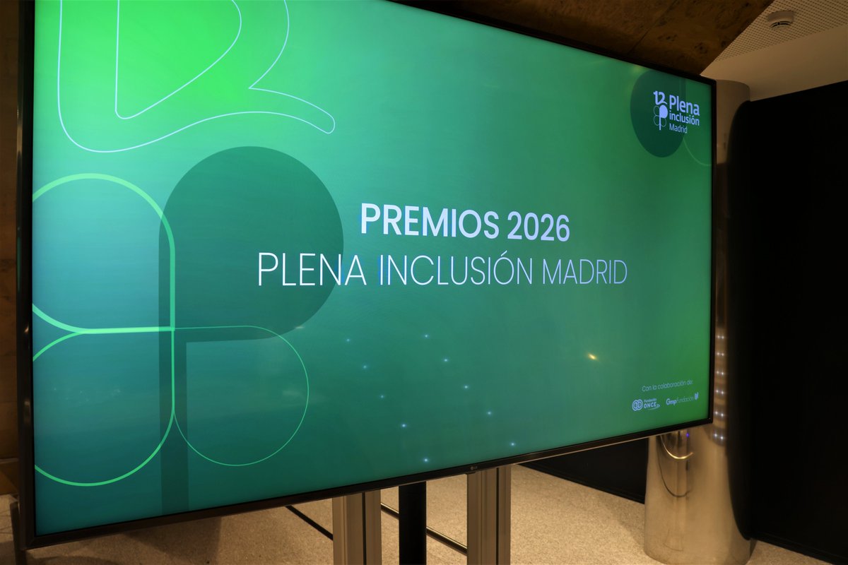 🏅 La <a href="/ComunidadMadrid/">Comunidad de Madrid</a>, en los XII Premios <a href="/PlenaMadrid/">Plena Inclusión MAD</a> por el trabajo en favor de personas con discapacidad intelectual.

🤝🏻 Se han otorgado al <a href="/museodelprado/">Museo del Prado</a>, la Fundación ADEY, al <a href="/Ayto_Las_Rozas/">Ayuntamiento de Las Rozas</a> y a Paulino Azúa, ex director de la FEAPS.

+Info: c.madrid/n2iqn