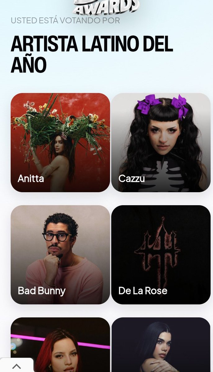 Ya se encuentran abiertas las votaciones en los premios #SECAwars para votar por <a href="/cazzuoficial/">Cazzu™</a> en la categoría "Artista Latino del Año" 

¡Puedes votar las veces que quieras!

🔗: seriesemcena.com.br/sec-awards-202…