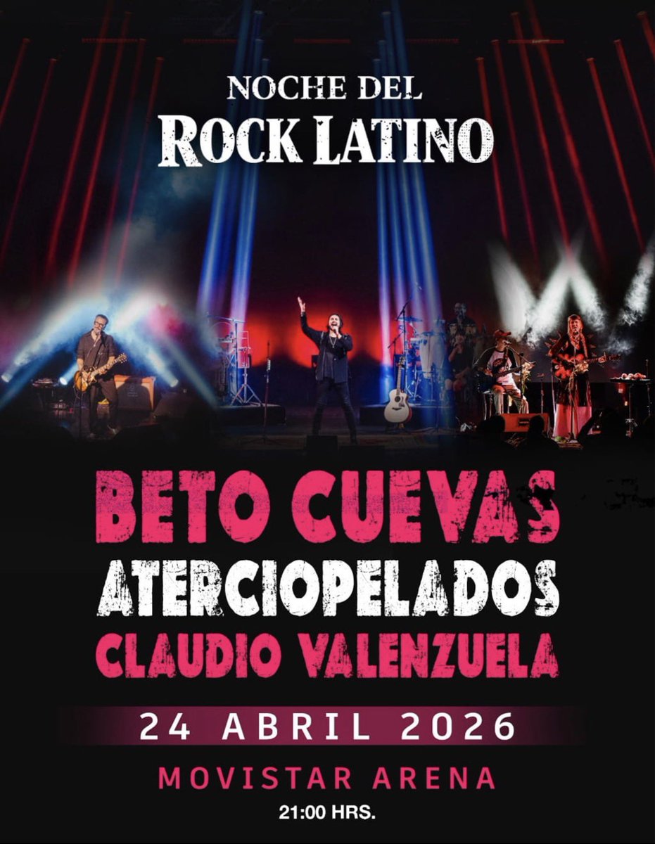 javcace's tweet photo. 🎶Remato en 50 mil 2 entradas platea alta para la "Noche del Rock Latino" hoy en el Movistar, aproveche! https://t.co/3KekEj3WSZ