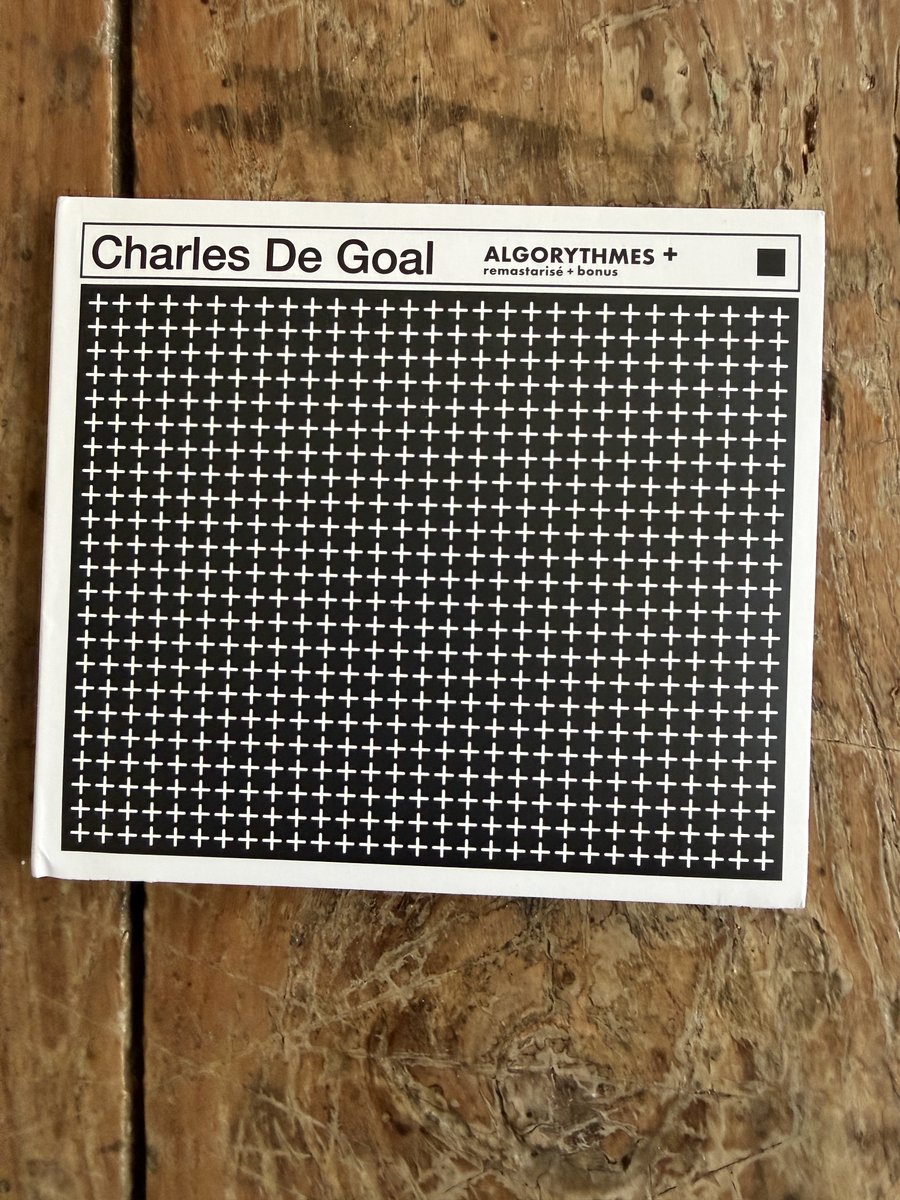NJeno62's tweet image. #nowspinning #postpunk #electronicmusic #france #newwave Patrick Blain’s ‘Charles de Goal’-project. On #CD, ordered ‘Algorythmes’ months ago, forgot about it. Today it arrived, I’m happy as a child on his birthday.