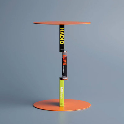 core77's tweet image. This concept is by German designer Deniz Aktay. The "Delusion" table A table in which the connection between the tabletop and the base is created using a special metal construction. This… core77.com/posts/143880/D… #Design #InteriorDesign #FurnitureDesign #Innovation #BookLovers