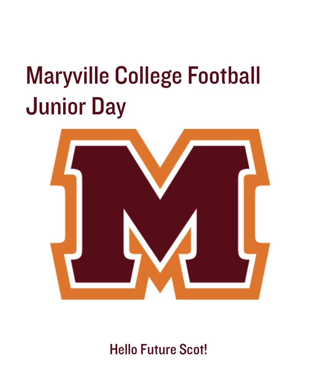 AnthonyE41219's tweet photo. I will be visiting maryville college junior day on Saturday 25th! @CHSRaidersFBall @cbrownrun11 @david_barger03 @clarklockerby6 https://t.co/xrZF1blqEA