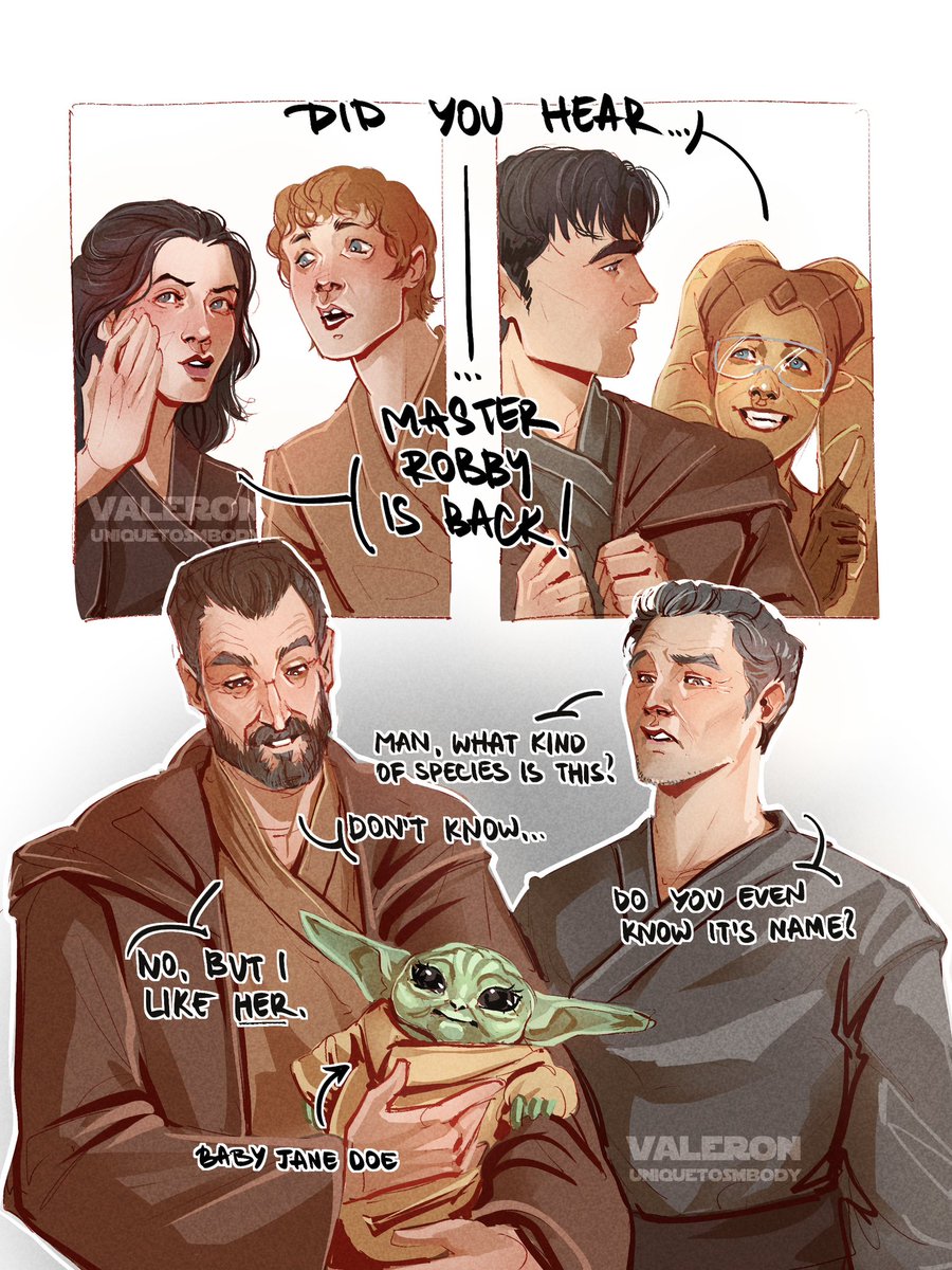 Uniquetosmbody's tweet image. Another piece for #thepitt #starwars au

Baby Jane (yo-)Doe