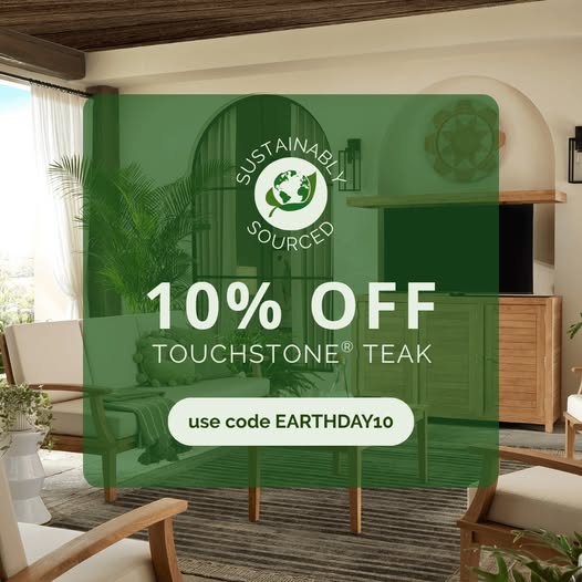 tvliftcabinet's tweet photo. Upgrade your outdoors and save 🌿 Get 10% off all Touchstone® Teak Furniture + TechTeak® Outdoor TV Lift Cabinets with EARTHDAY10 — now through April 30.
Save Now: https://t.co/ZVKx9l0UQ3
#OutdoorLiving #TeakFurniture #OutdoorMakeover #BackyardInspiration #EarthDay2026 https://t.co/TSzYCO2p5a