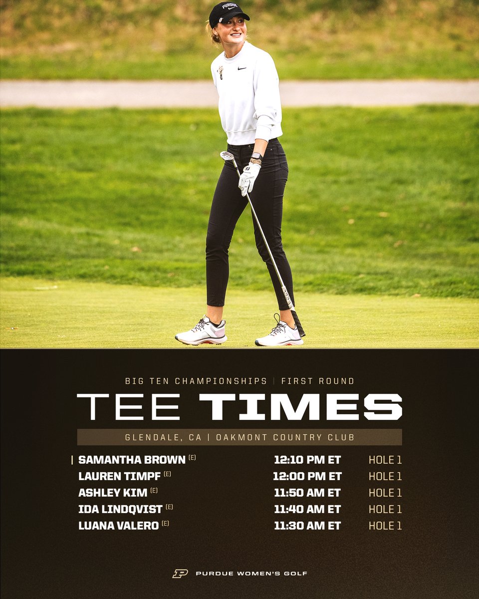PurdueWGolf's tweet photo. First groups off to start the championship.

https://t.co/wccJC2GFAK https://t.co/teUJJiEwBB