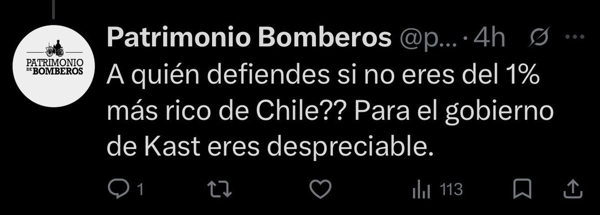 Atención <a href="/BomberosdeChile/">Bomberos de Chile</a> esta fundación está utilizando su nombre para fines políticos.