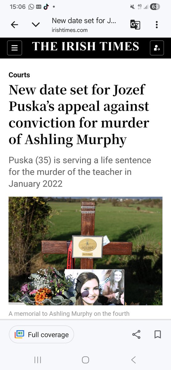 It is abundantly clear: Puska is about as remorseful for cruelly stealing Ashling's life away in the most brutal fashion as the state is for letting him in here despite that he had been a suspect in sexual crimes in two separate countries (what are the chances of wrongly being