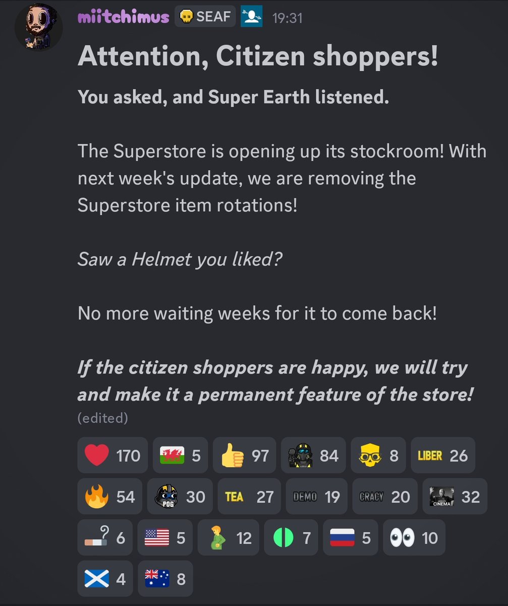 Helldivers Alerts tweet media