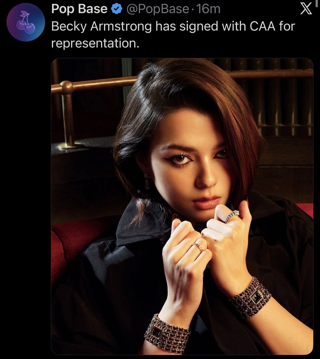 officialFBUS's tweet image. Becky becoming the first Thai actress for CAA has reached popular media outlets such as Pop Core, Pop Base, Variety, and Film Update 👏🏼😭🤍🪽 so proud 

Becky in Hollywood 🔜
#beckysangels
#CAA