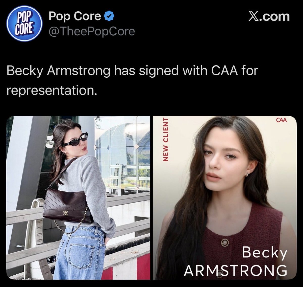 officialFBUS's tweet image. Becky becoming the first Thai actress for CAA has reached popular media outlets such as Pop Core, Pop Base, Variety, and Film Update 👏🏼😭🤍🪽 so proud 

Becky in Hollywood 🔜
#beckysangels
#CAA