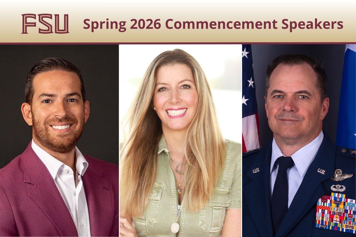 MyNolePass's tweet photo. π #FSU will recognize Sara Blakely (Spanx) with an Honorary Doctor of Humane Letters at spring commencement on May 1st - 2nd. π
Other speakers include Lt. Gen. Sean M. Farrell (U.S. Special Operations Commander) & House Speaker Daniel Perez.
#FSU2026 #FSUGrad #SaraBlakely https://t.co/o2TQ6PkvGF