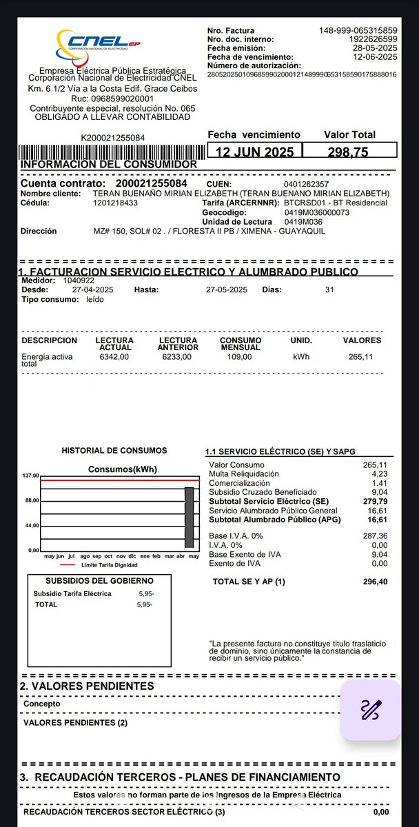 58Privateplace's tweet photo. @CNEL_EP @alcaldiagye @tctelevision 

Señores, 

Mi abuela una persona de atención prioritaria y de la 3ra edad ha estado sin luz ya 15 días, ingresó un reclamo desde el año pasado por un aumento irrisorio en su planilla,no le dan solución!!!! https://t.co/UDH5k7ra43