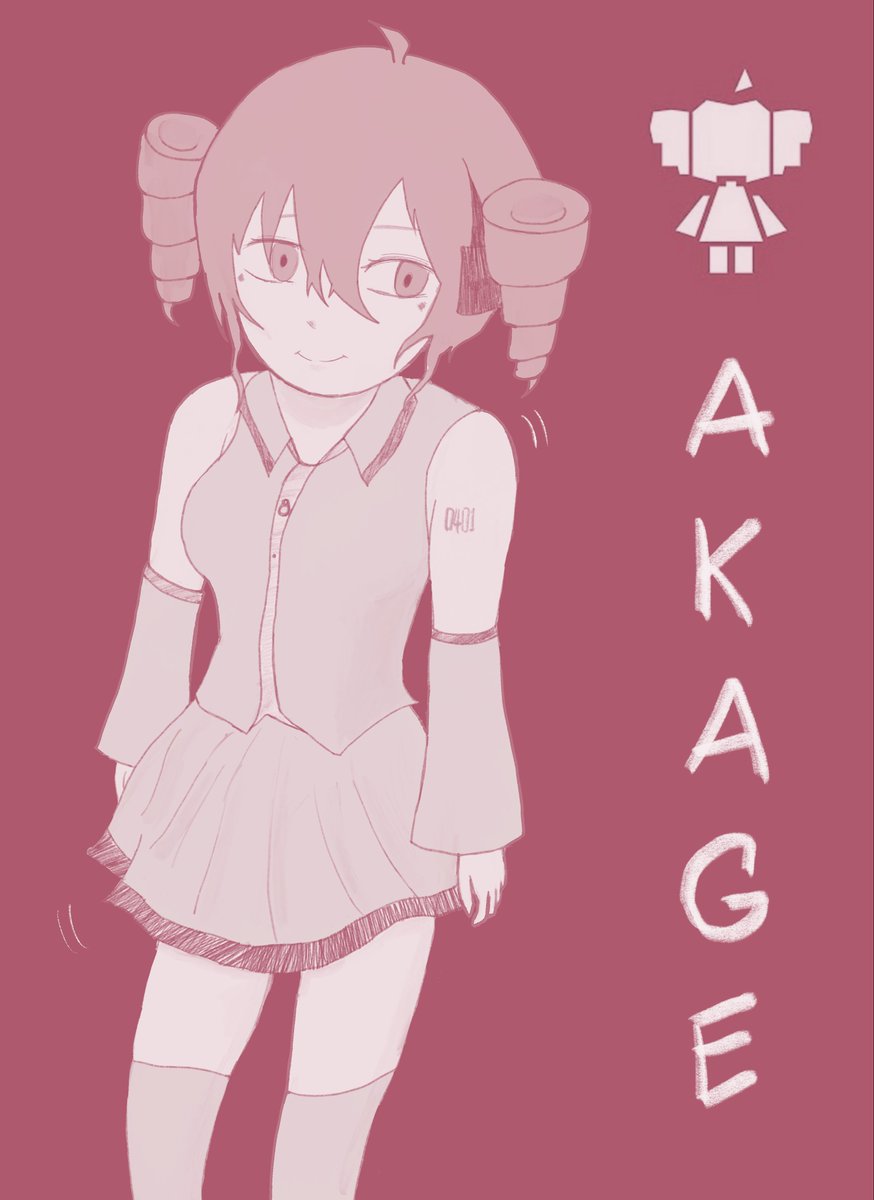 salt2st's tweet photo. AKAGE !
#重音テト https://t.co/07hc2IruLy
