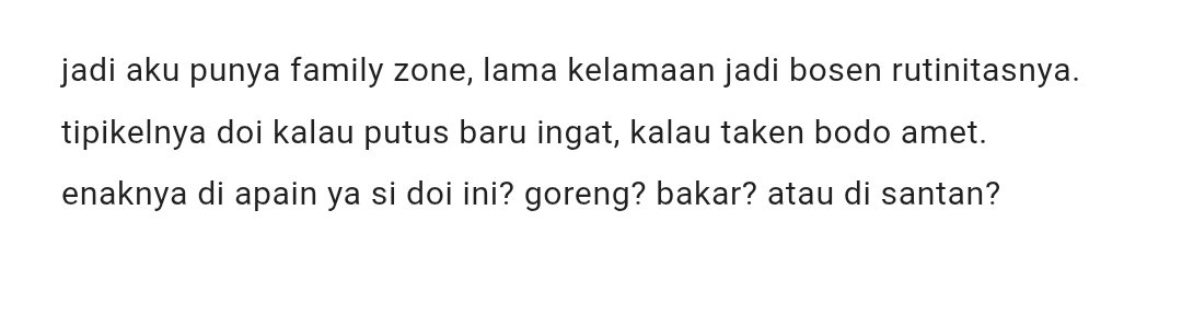 _Havenstead_'s tweet photo. Curhatan terakhir nih https://t.co/hLOd4KxiEA
