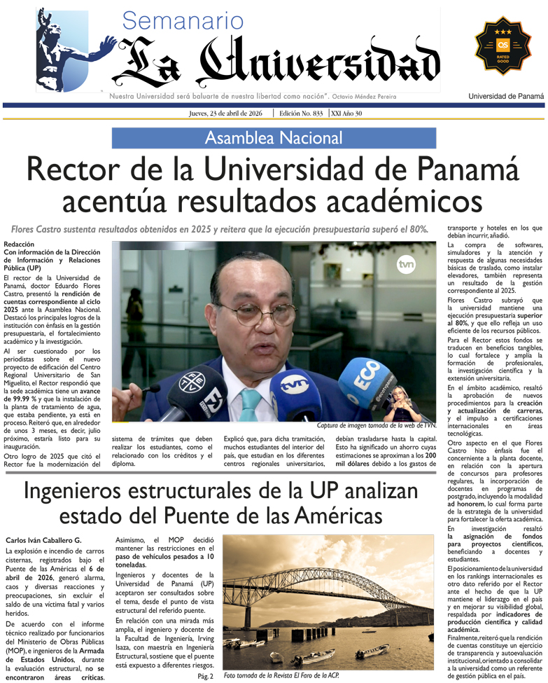 semanario7's tweet photo. 🟡Compartimos la portada de nuestra edición # 833 de esta semana.

🧠Accede a https://t.co/B8qrIGciXk

📰Nuestro portal informativo es https://t.co/n614tk6aQy 

#UPsemanario #Academia https://t.co/JJC9o8fGQF