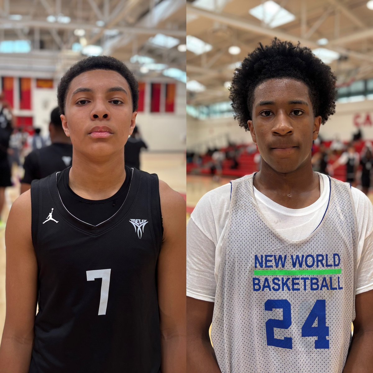 ColbyGHoops's tweet photo. .@TeamMe7oEYBL v @NewWorldAAU: 15U Notes

▫️Ciar Word makes it look easy
▫️Craig Russell 📝 
▫️Christian Rhodes 🦾
&amp; more

READ📝👉: https://t.co/BlTMFfczeb https://t.co/i9IsQzvIMy