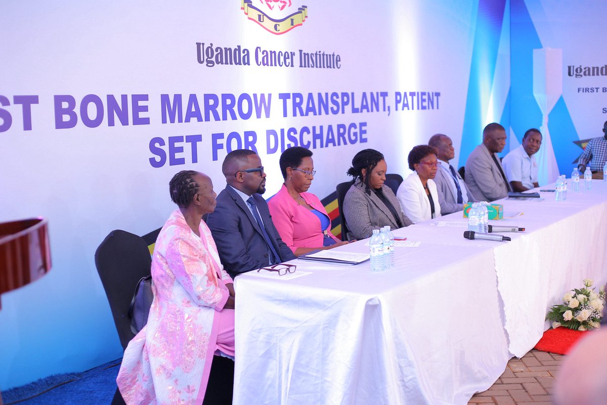 ndagijerichie's tweet photo. Uganda has successfully conducted its first-ever bone marrow transplant at the Uganda Cancer Institute.
The patient, Mr. Sande Stephen, is set to be discharged today.
#FightCancerUg | #BoneMarrowTransplant |#CancerCareUg https://t.co/dF3YnFFZ26