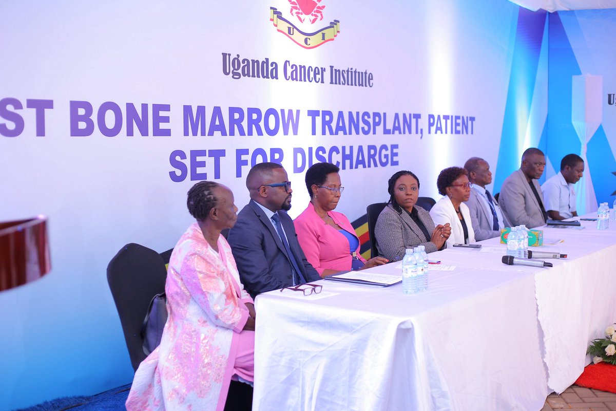 ndagijerichie's tweet photo. Uganda has successfully conducted its first-ever bone marrow transplant at the Uganda Cancer Institute.
The patient, Mr. Sande Stephen, is set to be discharged today.
#FightCancerUg | #BoneMarrowTransplant |#CancerCareUg https://t.co/dF3YnFFZ26
