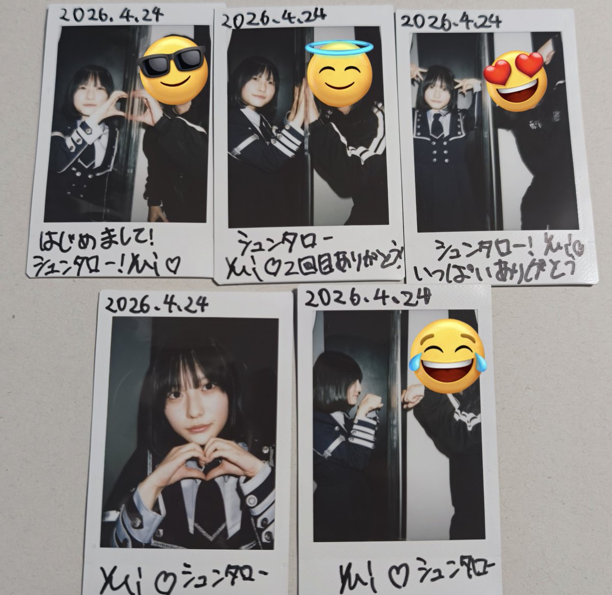 ゆいちゃんチェキ沢山ー 初のチェキ会楽しかったぞー ゆいちゃんは天使