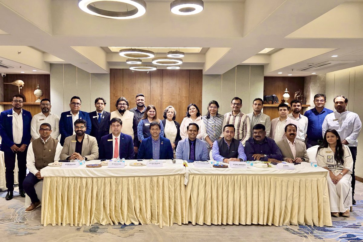 nbhvr's tweet photo. Pleased to chair the first meeting with Jaycees of #Kolkata as the Bid Director for JCI World Congress 2028.

It was insightful to hear from leaders. A meaningful start with focused discussions on collaboration and creating a world-class experience.

#JCI #JCIIndia #WorldCongress https://t.co/kX2N4o9q2X