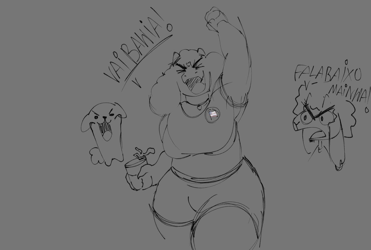 Well, I present to you the Brazilian Toriel. But why this out of the blue? Well, I had seen a Jamaican Toriel and a Black Toriel in here. So, I wanted to create one to represent my country as well. She's officially a fan of Bahia.