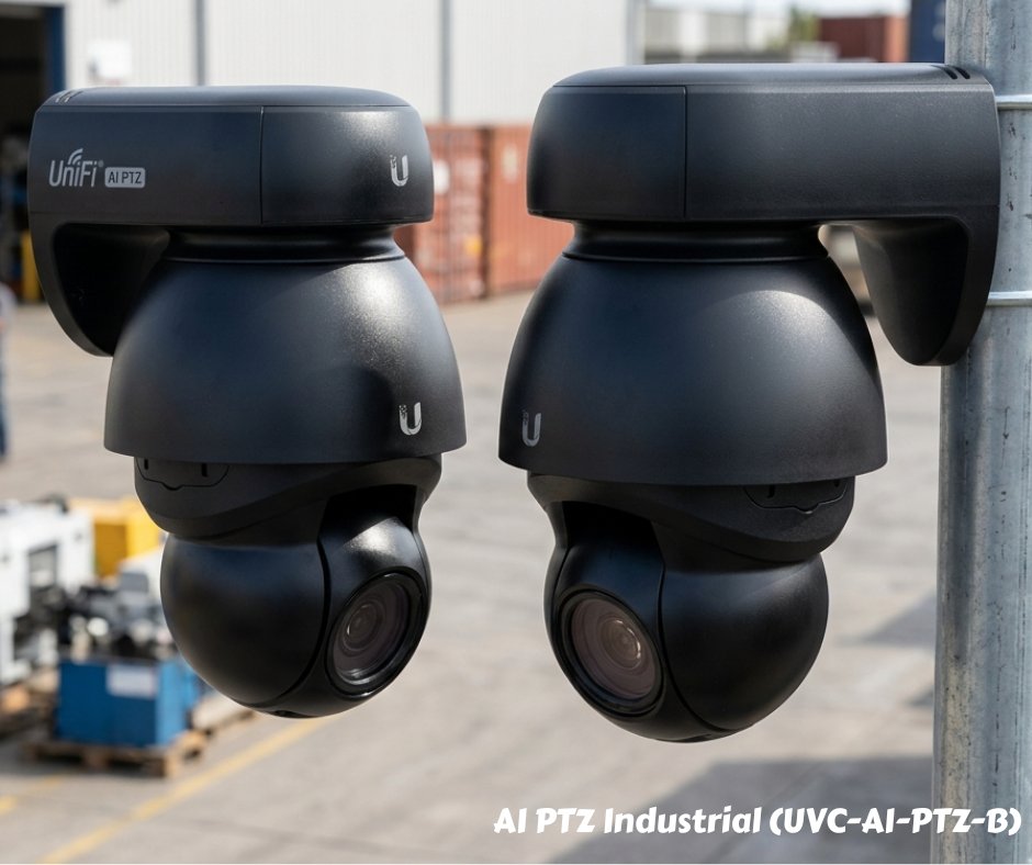 Paradise_tec's tweet image. Industrial sites: Stop covering blind spots with 4 cameras. The UniFi AI PTZ Industrial sees 300ft, thinks at the edge, and auto-tracks threats before you notice them. One lens. Zero guesswork. Who's actually watching your perimeter at 3 AM? 

#AISurveillance #IndustrialSecurity