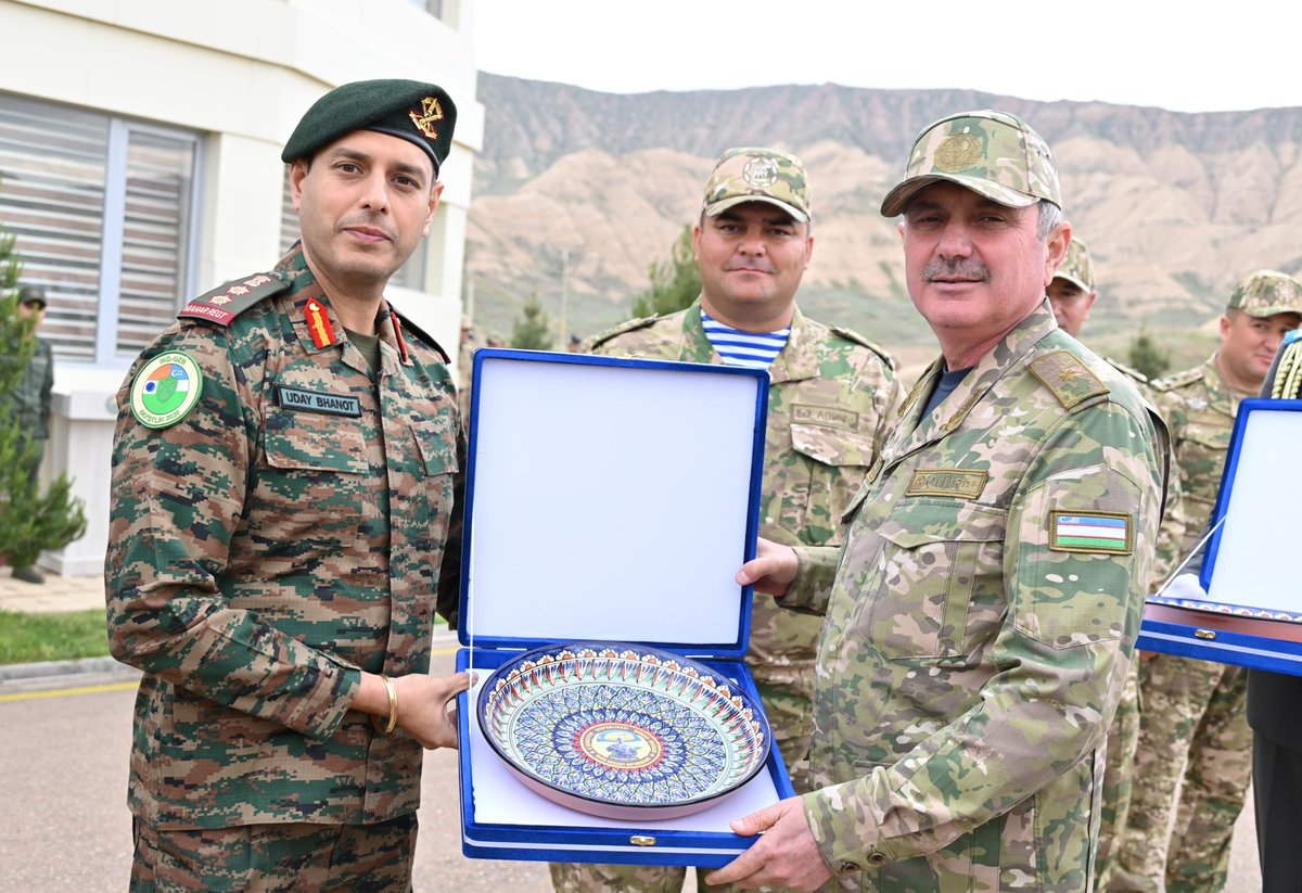 airnewsalerts's tweet image. The 𝟕𝐭𝐡 𝐞𝐝𝐢𝐭𝐢𝐨𝐧 𝐨𝐟 𝐭𝐡𝐞 𝐈𝐧𝐝𝐢𝐚-𝐔𝐳𝐛𝐞𝐤𝐢𝐬𝐭𝐚𝐧 𝐉𝐨𝐢𝐧𝐭 𝐌𝐢𝐥𝐢𝐭𝐚𝐫𝐲 𝐄𝐱𝐞𝐫𝐜𝐢𝐬𝐞 𝐃𝐮𝐬𝐭𝐥𝐢𝐤 culminated with a final validation exercise and closing ceremony at Namangan in #Uzbekistan. 

The Indian Armed Forces contingent, comprising 60