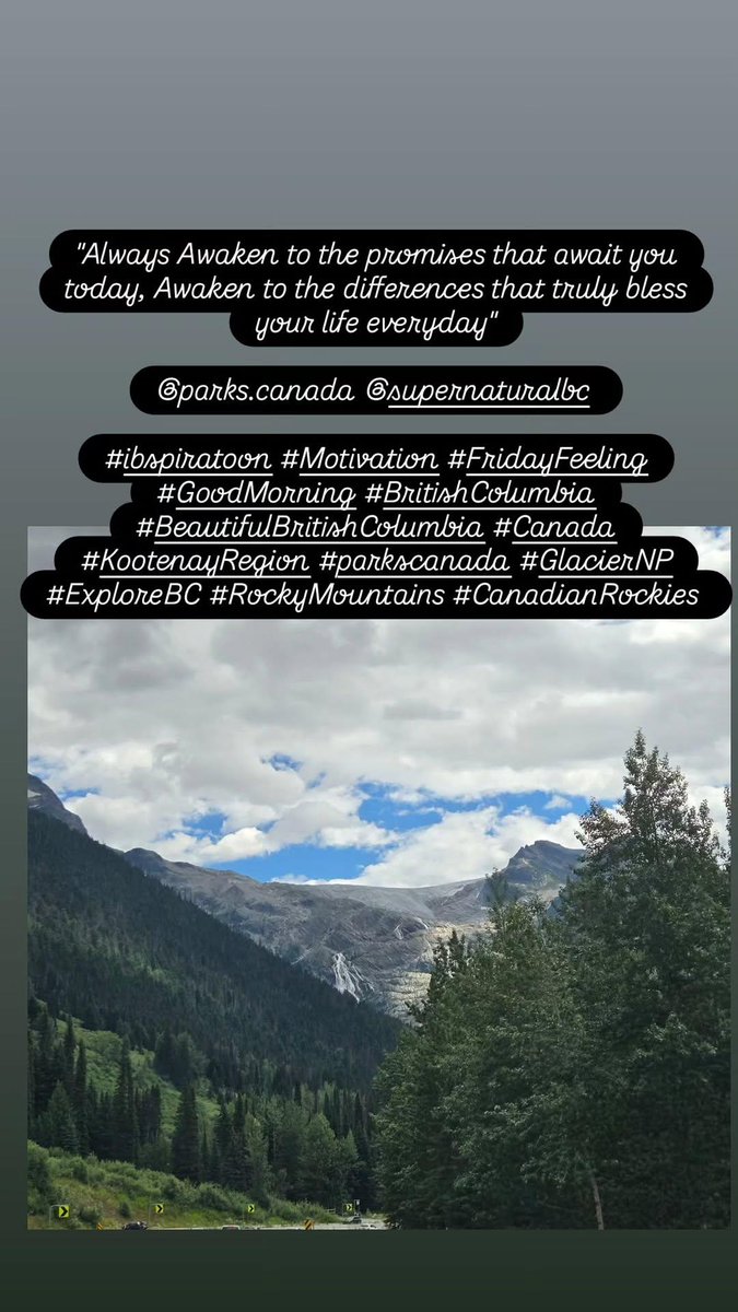 edwinpierrot13's tweet image. #inspiration #Motivation #FridayFeeling #GoodMorning #BritishColumbia #BeautifulBritishColumbia #Canada #KootenayRegion #parkscanada #GlacierNP #GlacierNationalPark #ExploreBC #RockyMountains #CanadianRockies