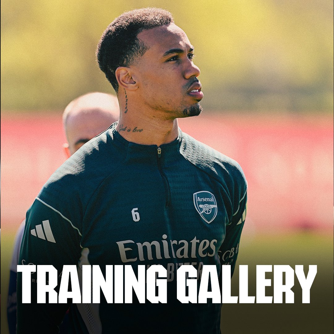 Arsenal's tweet photo. Newcastle up next ✊

View the gallery from Sobha Realty Training Centre 👇