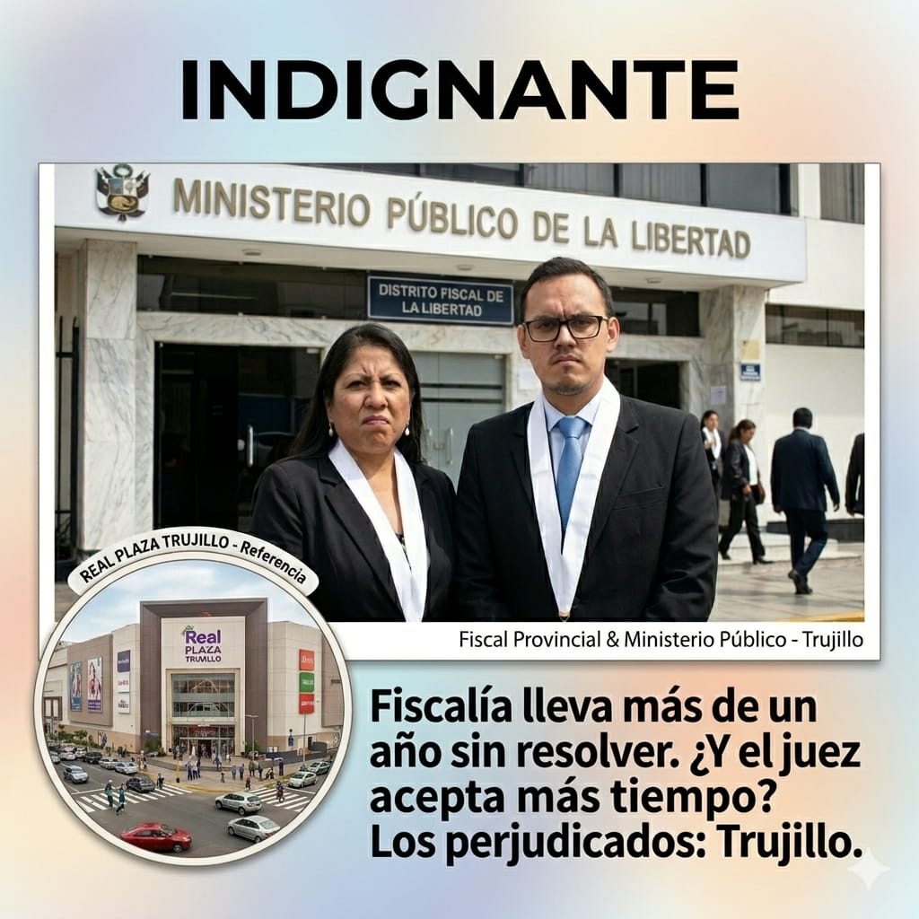 Más de un año después, la pregunta sigue siendo la misma: ¿cuánto más? #FiscaliaTrujilloQueremosChamba
