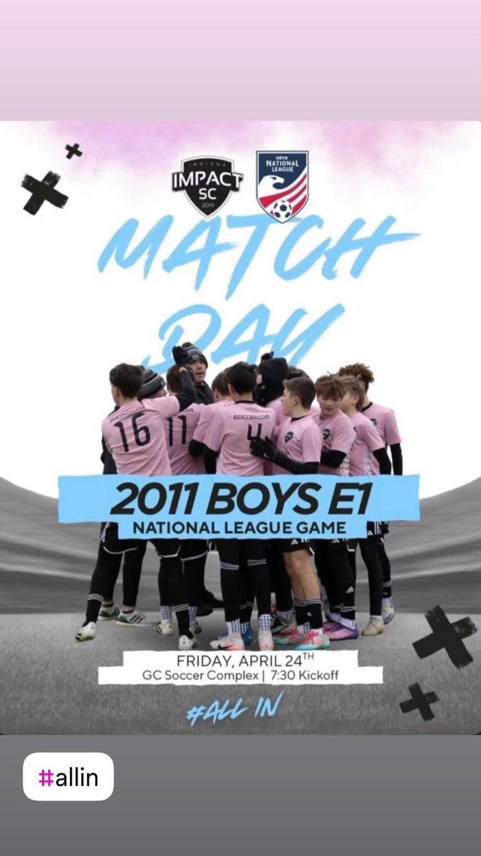 IndianaImpactSC's tweet photo. https://t.co/DcLqcsnSFh