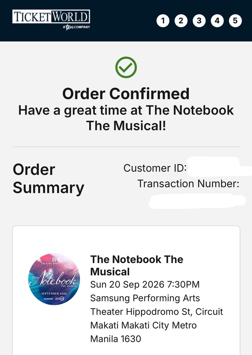 Got my ticket for The Notebook Musical PH!!! Last show magic ✨

See you, Morissette!! 🫶