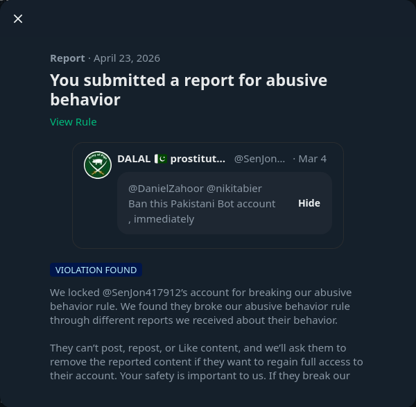 Daniel Zahoor tweet media