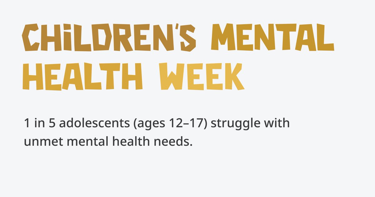 GravityCLIALab's tweet photo. Children’s Mental Health Awareness Week reminds us that mental well-being matters at every age. At Gravity Diagnostics, we support early awareness, understanding, and care—because healthy futures start with healthy minds.

#ChildrensMentalHealth #MentalHealthMatters https://t.co/3peuAumqYy