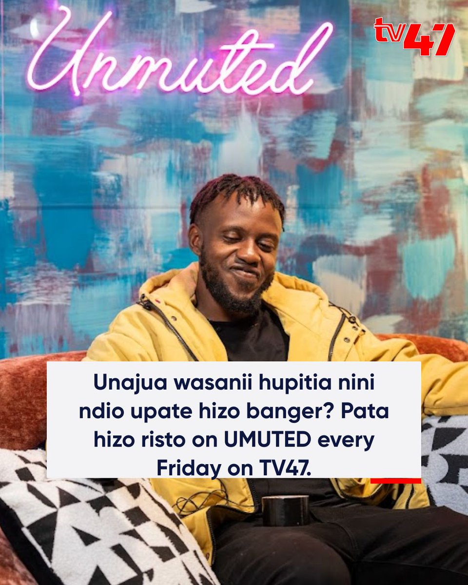 Every artist has a journey worth hearing. UNMUTED shines a light on the inspiration that fuels the music we love. #OnlyOnTV47 Unmuted Show Home of Kenyan Stories