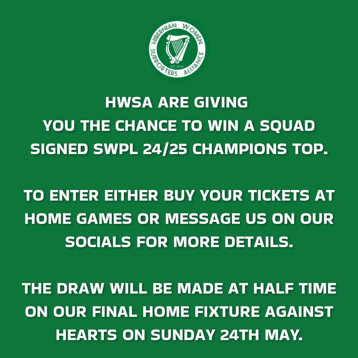 Hibernian Women Supporters Alliance tweet media
