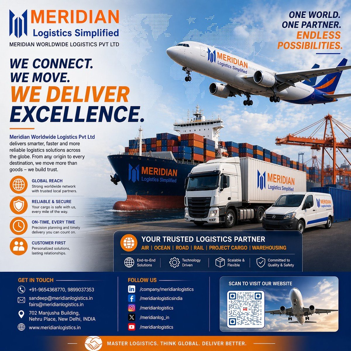 MeridianLogs's tweet photo. We connect. We move. We deliver excellence. 🌍✈️🚢
Your trusted partner for global logistics solutions.
Fast. Reliable. Secure.
📞 +91-9654368770
🌐 https://t.co/Mp9IvedU2G⁠�
#Logistics #Freight #GlobalShipping #SupplyChain https://t.co/0VVhcjJ2uD