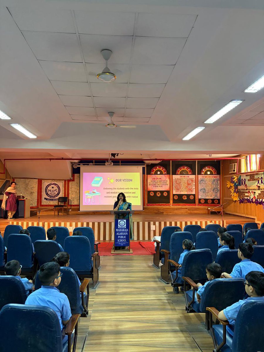 Maharaja Agarsain Public School tweet media