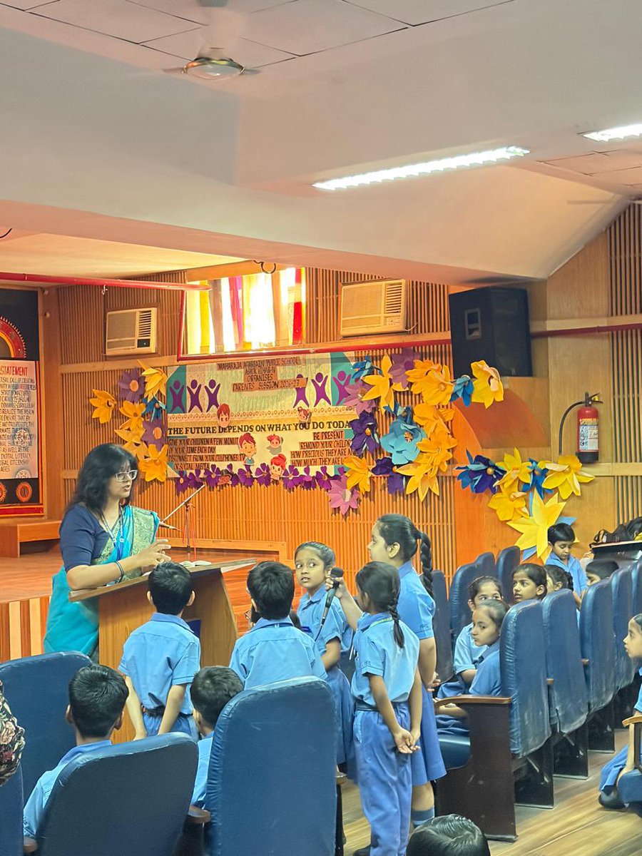 Maharaja Agarsain Public School tweet media