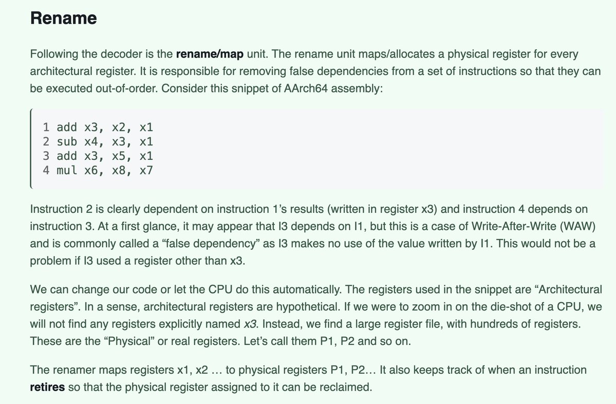 New blog post on register renaming in CPUs
fp32.org/register_renam…