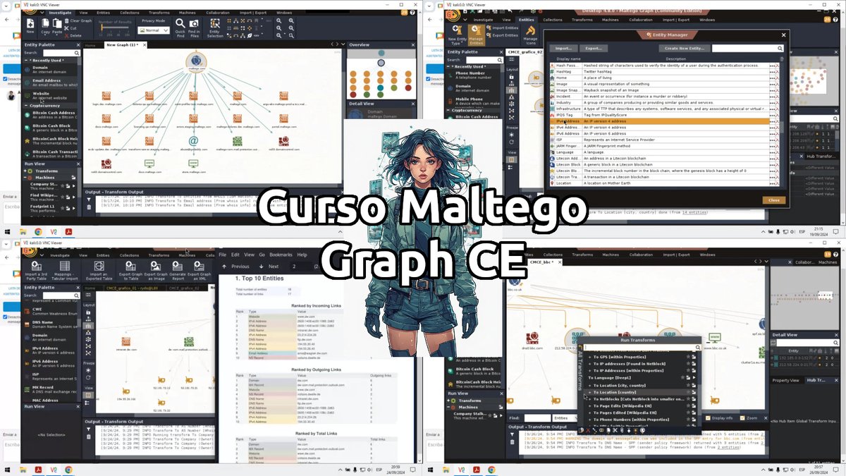 Alonso_ReYDeS's tweet image. 🎖️ El Curso de Maltego Graph CE está permanente disponible en el aula virtual para acceso inmediato. 📲 WhatsApp: wa.me/51949304030 🌐 reydes.com/e/Curso_Maltego

#cyberthreatintelligence #threatintel #cybersecurity #investigation #cyberinvestigation #bugbounty #osint