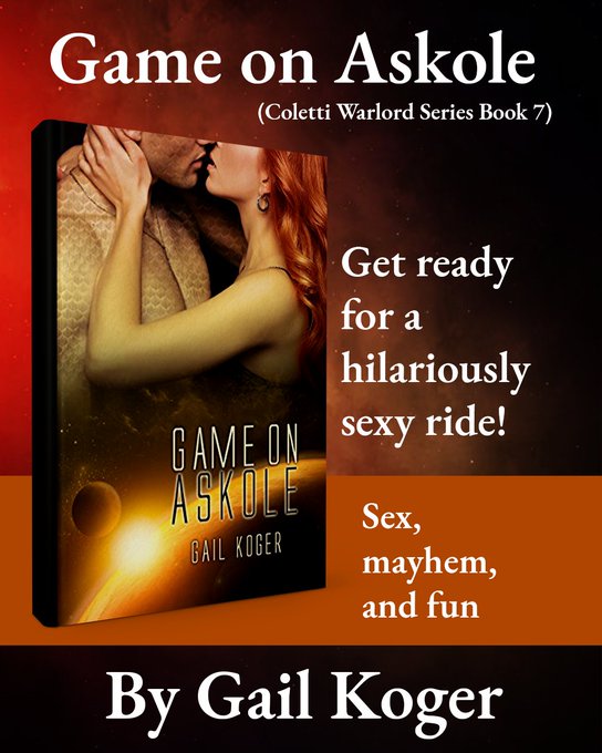 Askole's tweet image. A hilariously entertaining read with plenty of sex, mayhem, and just plain fun.
amazon.com/Game-Askole-Co… #scifi #action #comedy #warlords #aliens #invasion